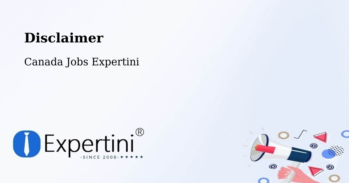 Disclaimer – Manning - Canada Jobs Expertini